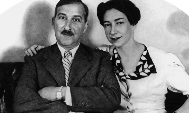 Stefan Zweig y su esposa
