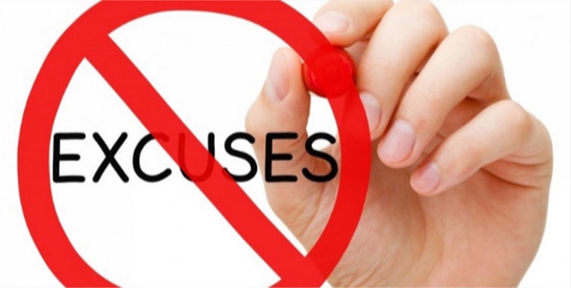 sin excusas ni culpables.