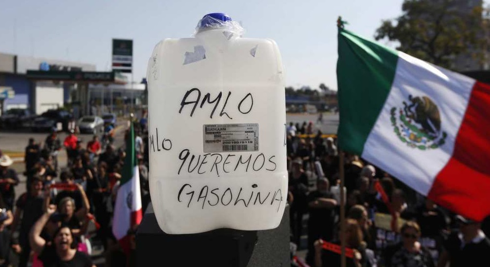 Gasolinazo en México.