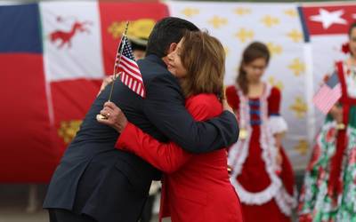 Cabeza de vaca y Nancy Pelosi.