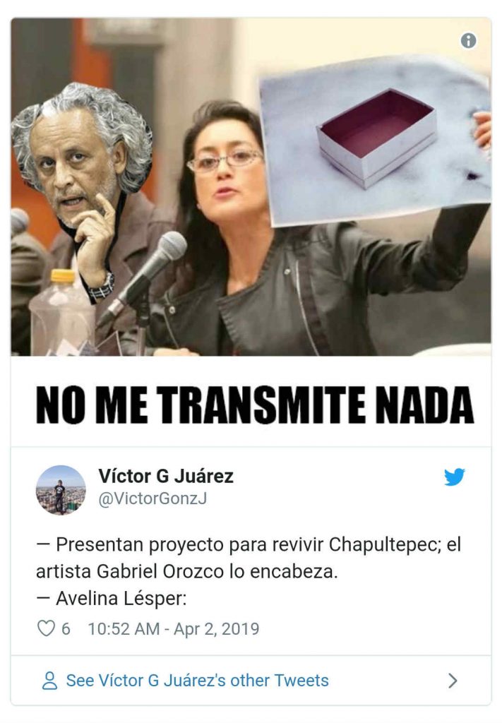 Meme Gabriel Orozco.