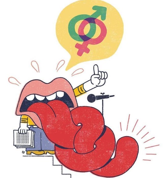Lenguaje sexualizado.