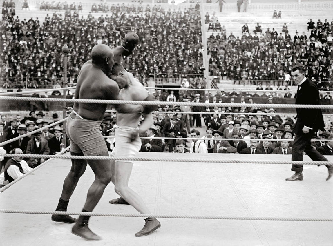 Pelea entre Jack Johnson y Arthur Cravan.