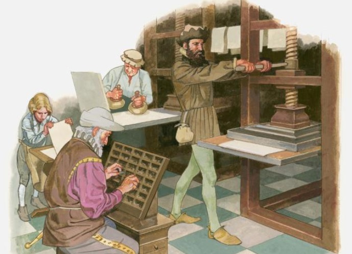 Imprenta de Gutenberg.
