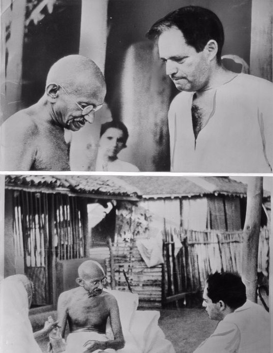 Mahatma Gandhi y Louis Fischer
