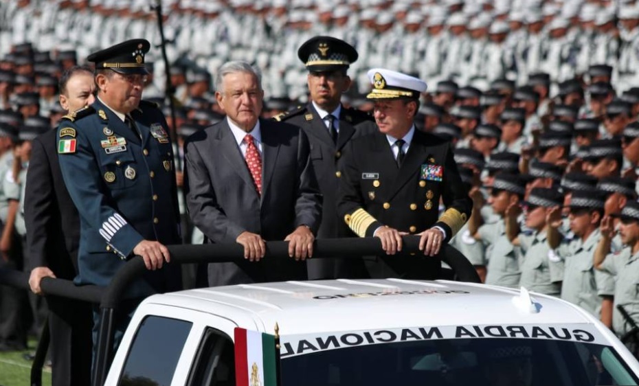 Ceremonia de la Guardia Nacional.