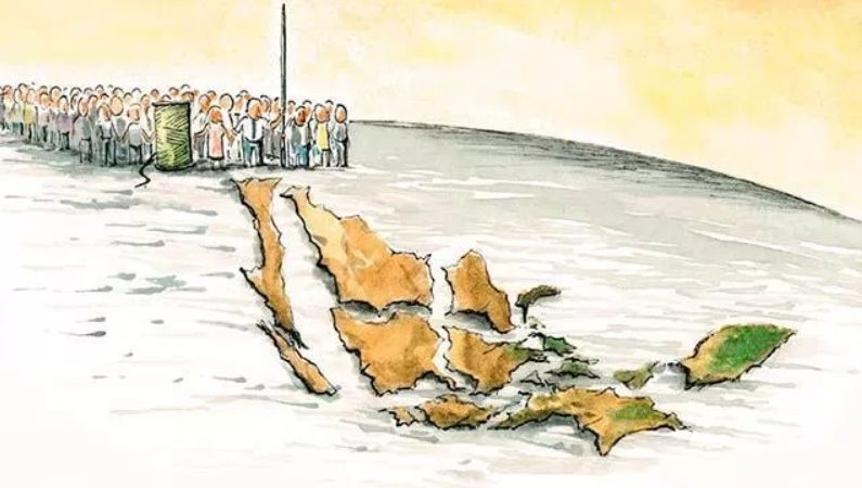 México partido en dos.