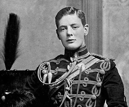 Churchill de Joven.