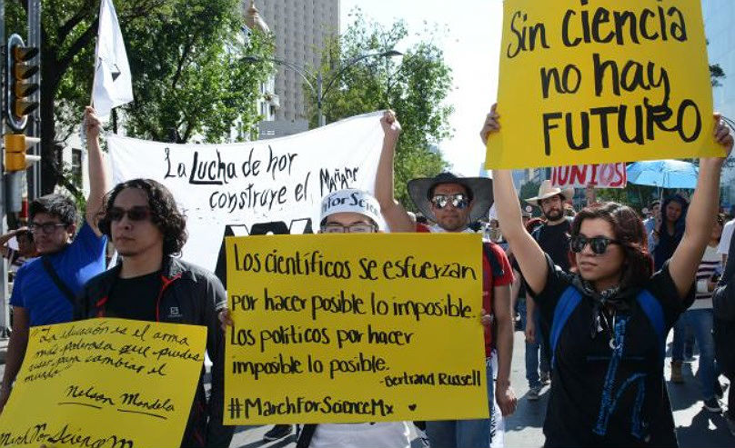 Marcha de la ciencia.