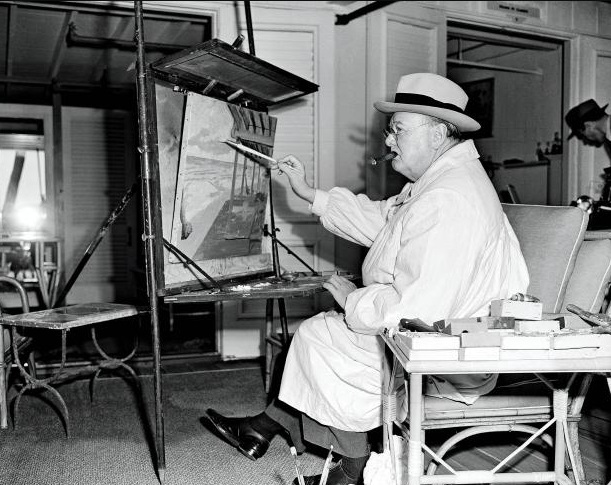 Arte de W. Churchill.