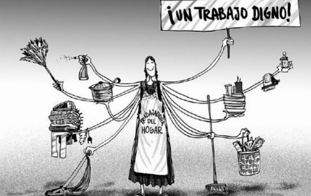 Trabajadora del hogar.