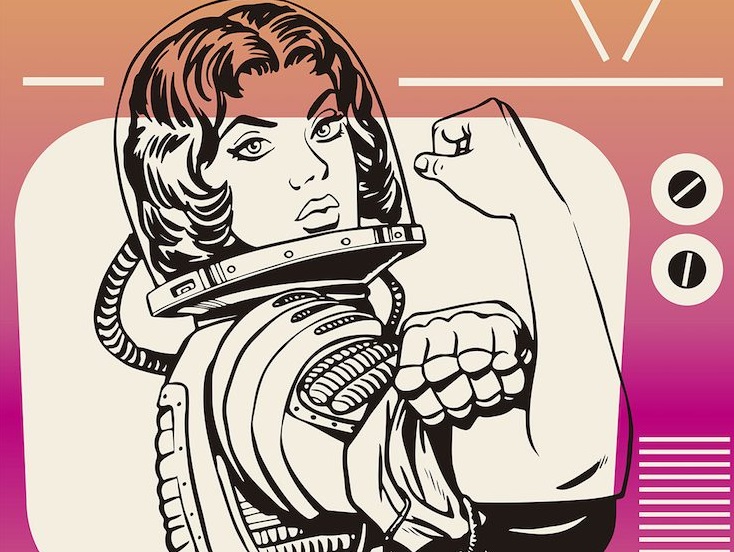 Mujeres en la tecnología.