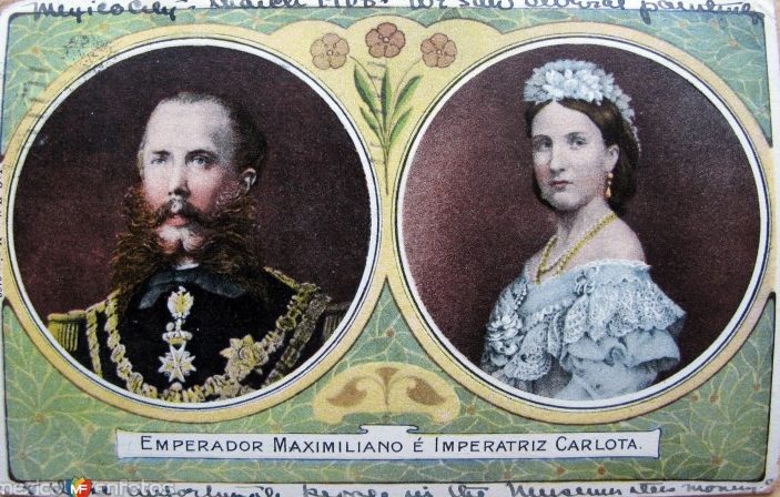 Maximiliano y Carlota.