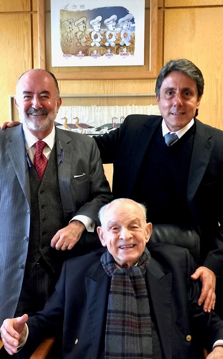 Lorenzo Servitje Sendra, Antonio M. Prida y Roberto Shapiro
