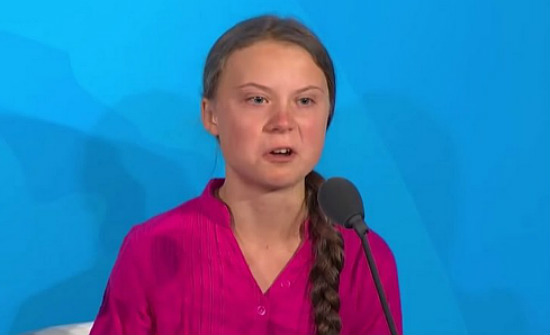 Greta Thunberg.