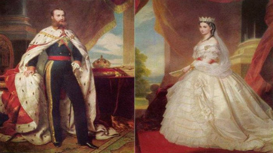 Maximiliano y Carlota.