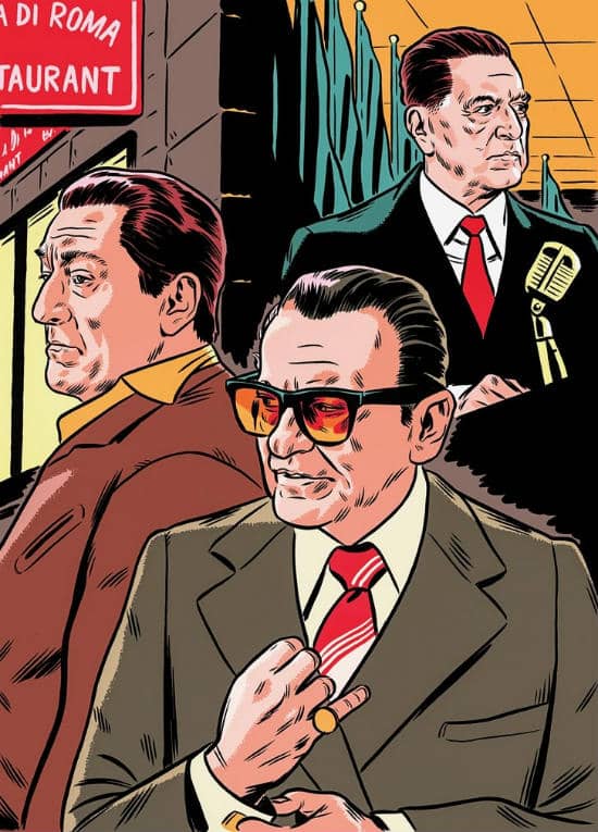 el irlandés ilustracion