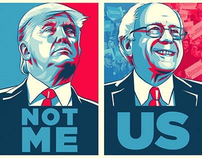 sanders y trump
