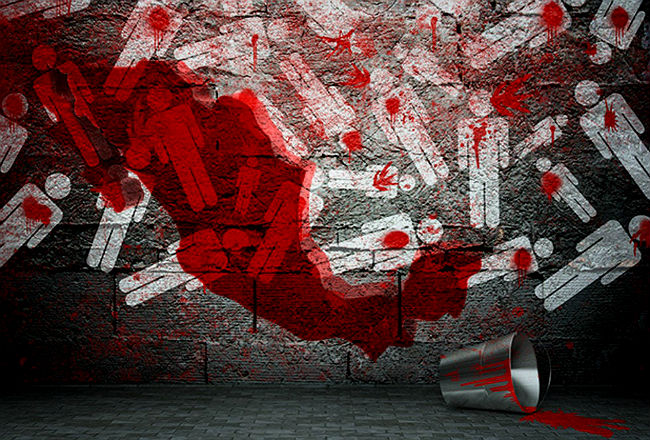 violencia y saldo rojo