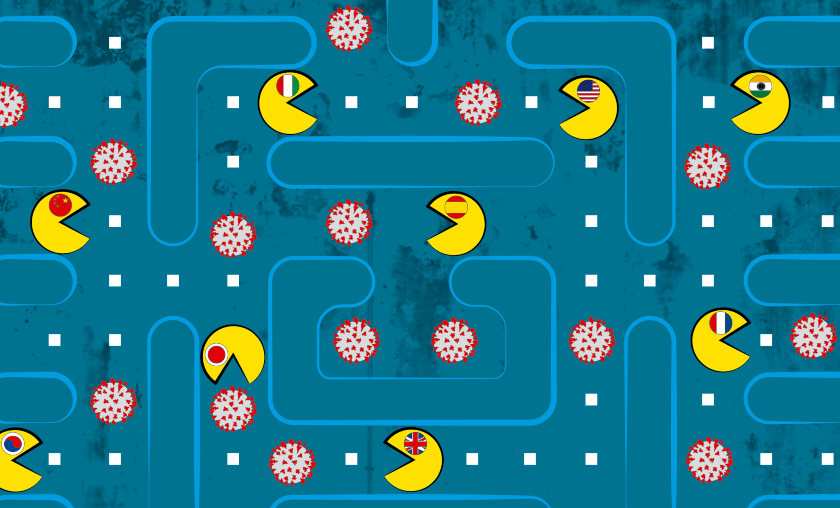 pac-man sociedad coronavirus