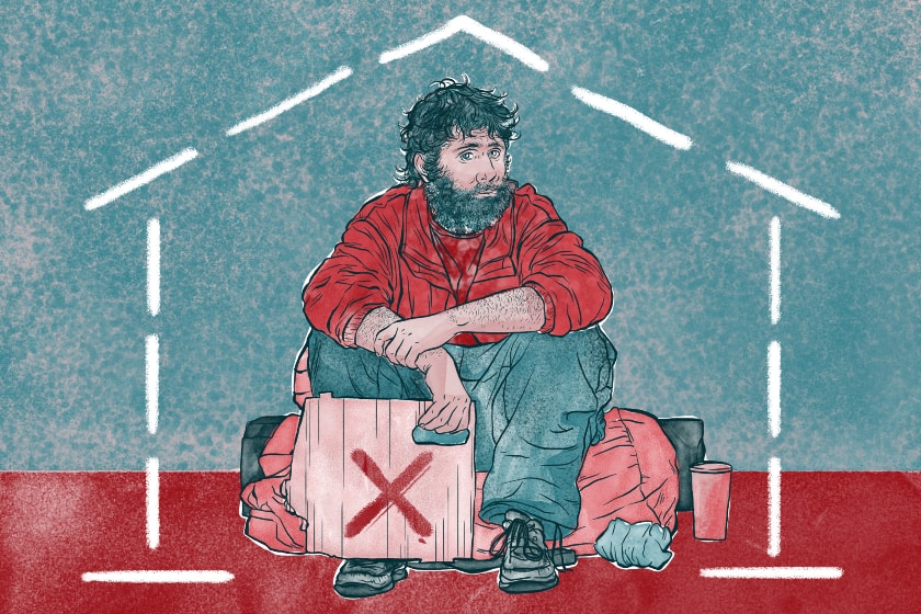 vagabundo, sin casa, desempleo