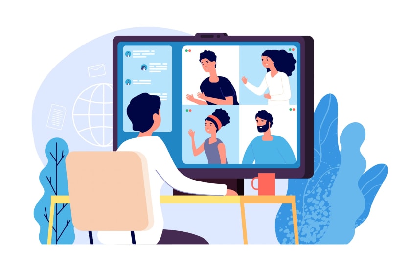 videollamadas, teletrabajo