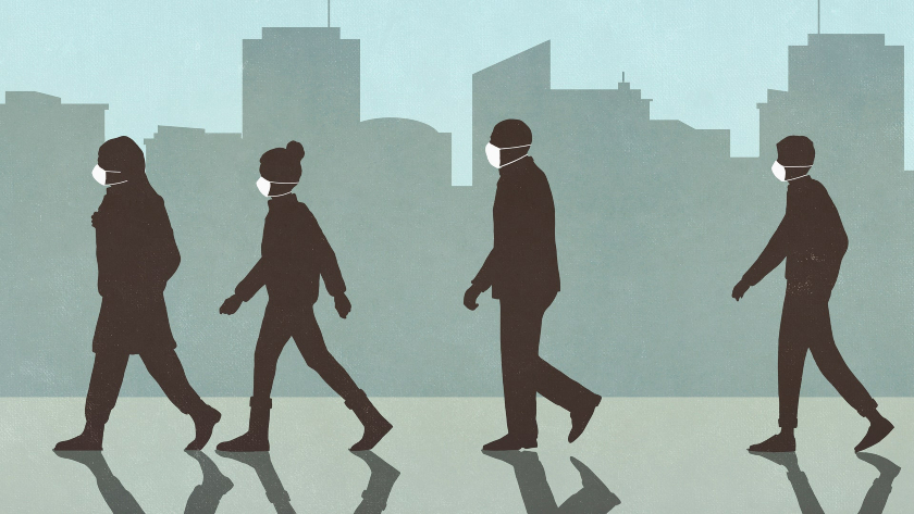 nueva realidad, cubrebocas, distancia, pandemia