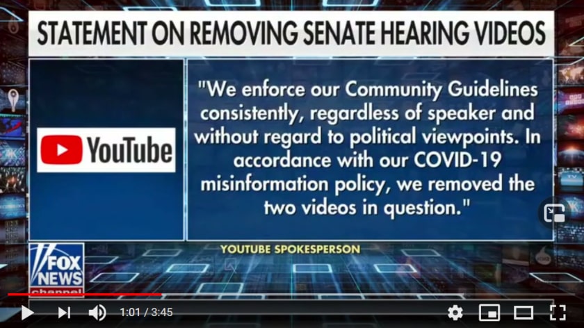 Youtube quita videos del senador estadounidense