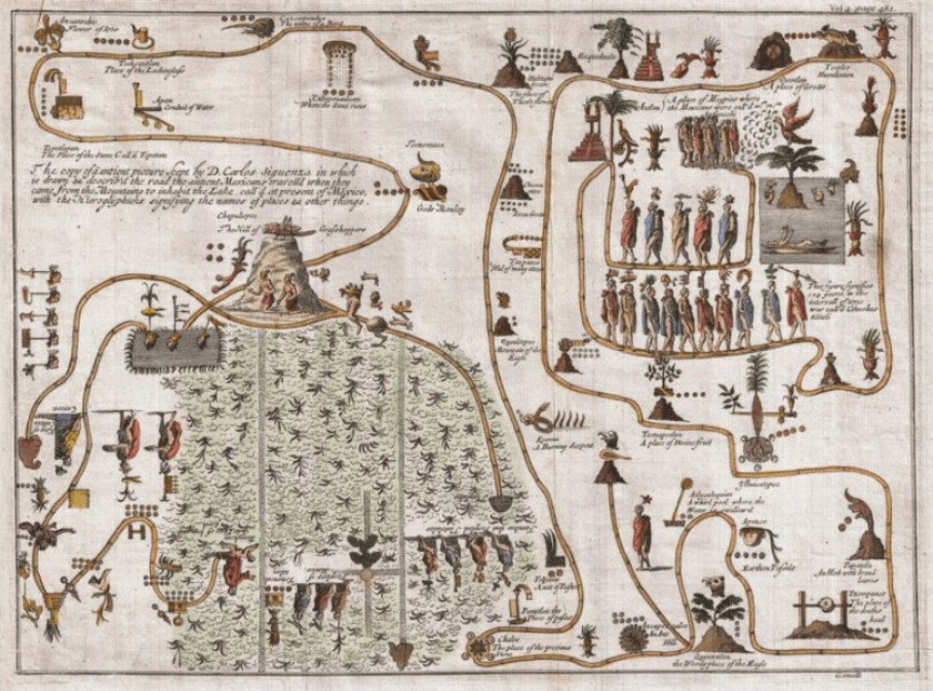 Mapa de Gemelli Careri