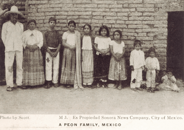 familia de peon en mexico