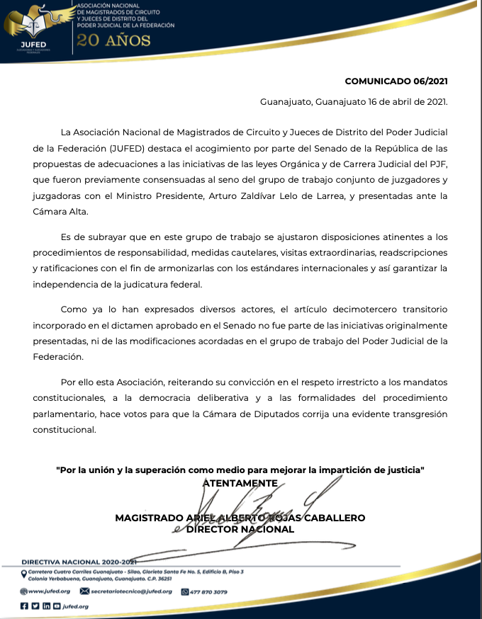 Morena aprueba dictamen inconstitucional; Golpe de Estado al Poder Judicial