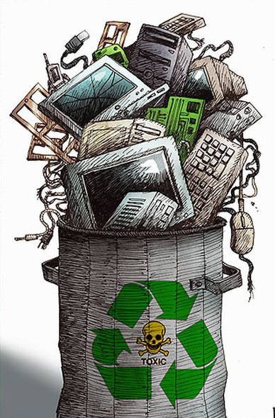sepultar basura electronica