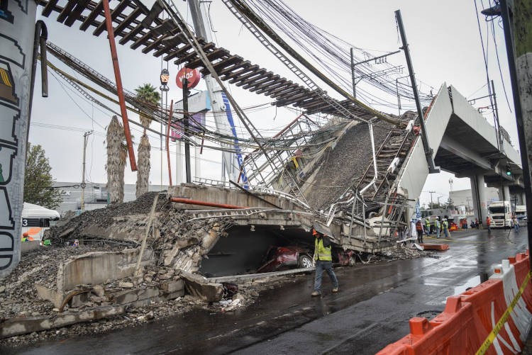 caida linea 12 metro