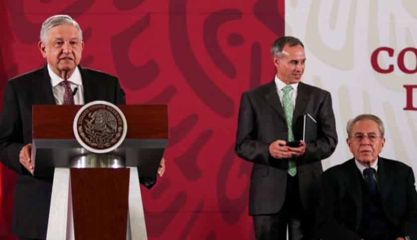 AMLO, López-Gatell y Alcocer
