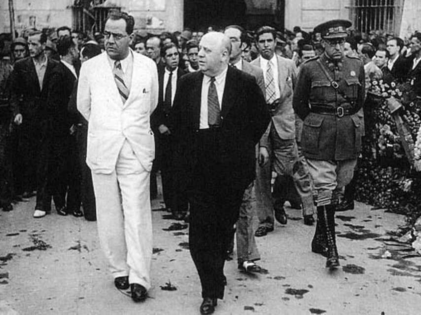 Indalecio Prieto y Juan Negrín