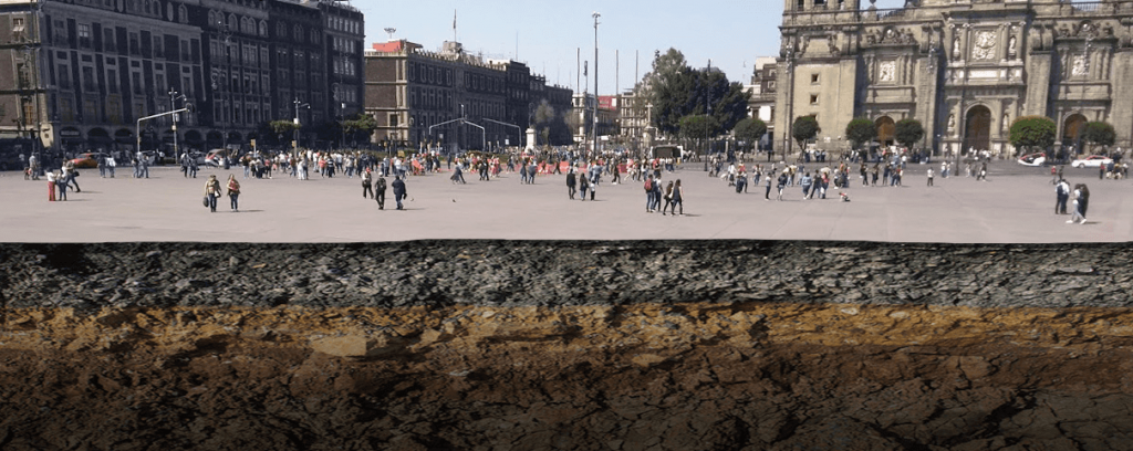 hundimientos en la ciudad de méxico