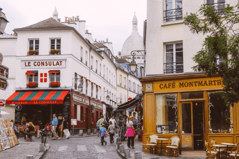 Cafés en Montmartre