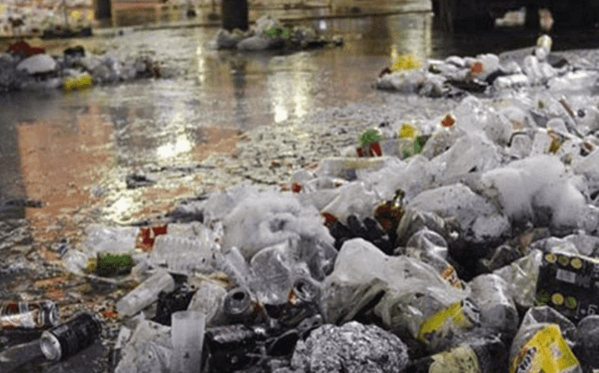 inundaciones por basura