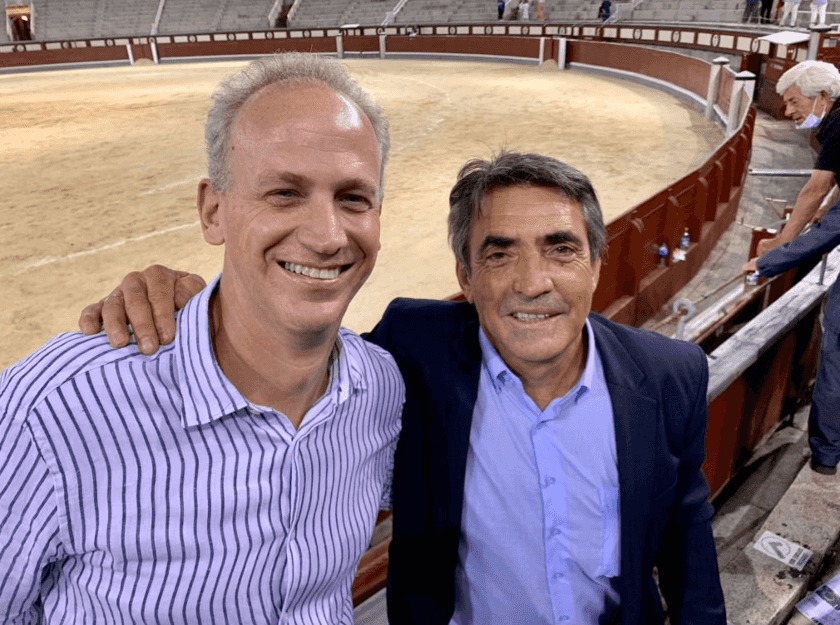 Victorino Martín y el Maestro Carlos Miguel Prieto