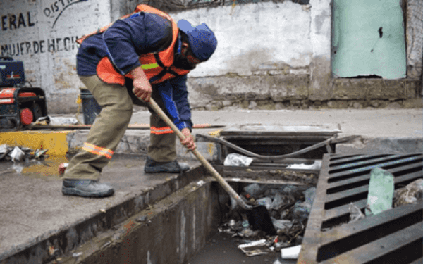 coladeras tapadas de basura