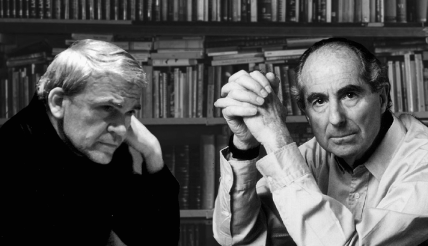 Milan Kundera y Philip Roth