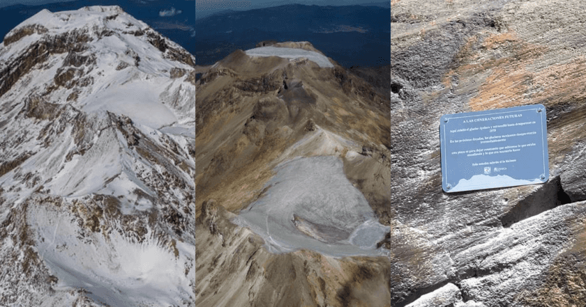 glaciar Ayoloco del Iztaccíhuatl