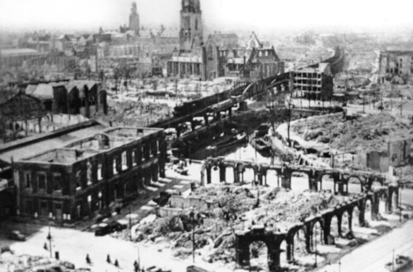 Bombardeo de Rotterdam en 1940