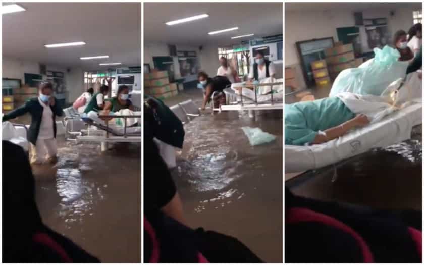 Hospital IMSS Tula, inundaciones