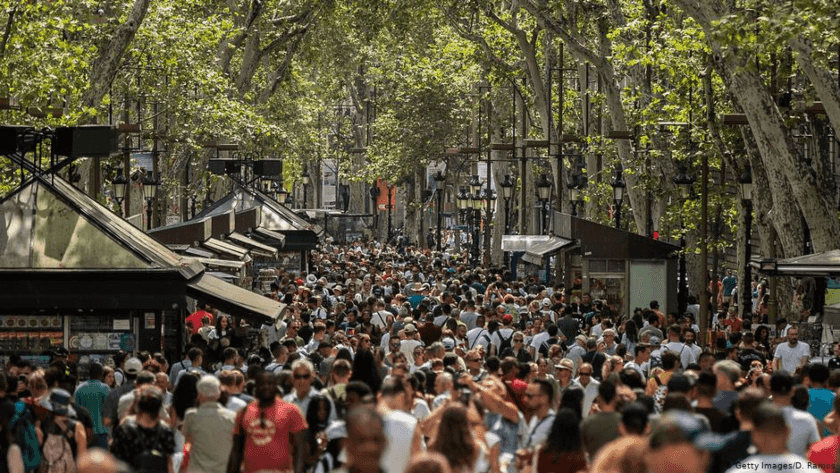 Las Ramblas en Barcelona