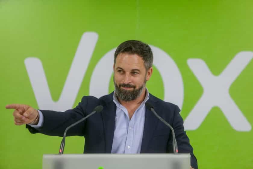 partido VOX, Abascal