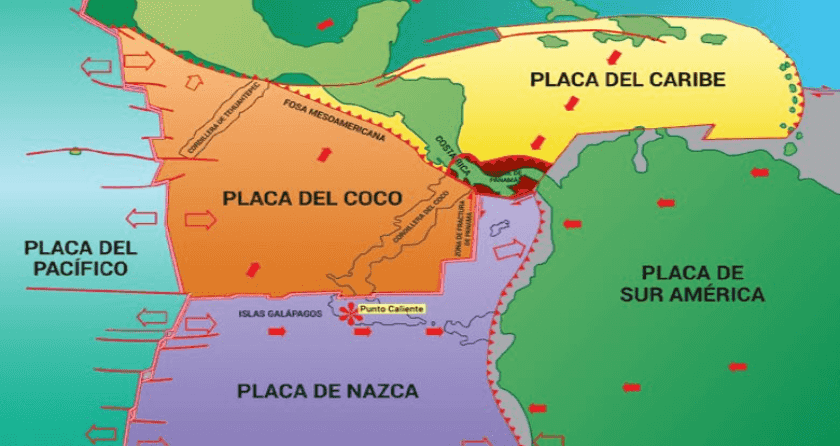 placa tectonica de cocos