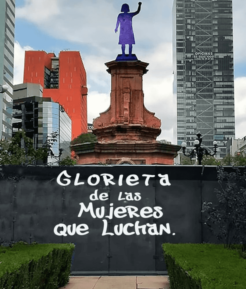 Antimonumento, Glorieta Colón