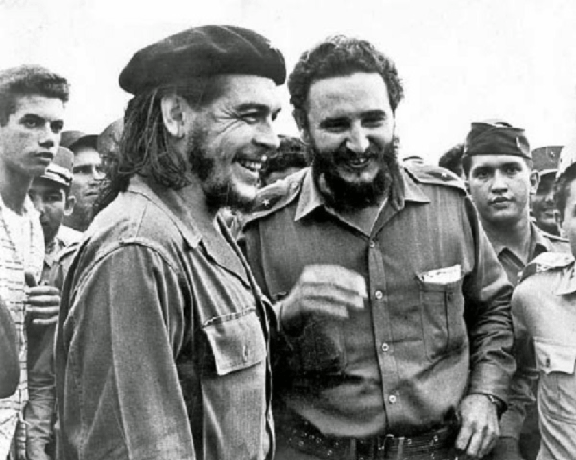 El Che Guevara y Fidel Castro
