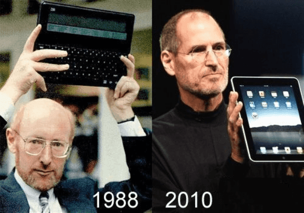 Clive Sinclair y Steve Jobs